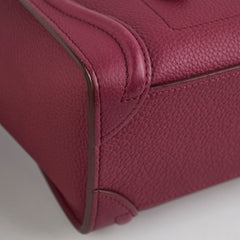 ITEM 14 - Celine Nano Luggage Burgundy