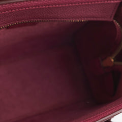 ITEM 14 - Celine Nano Luggage Burgundy