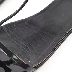 Gucci Patent Black Flats 38