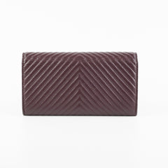Chanel Reissue Long Wallet Burgundy
