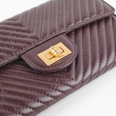 Chanel Reissue Long Wallet Burgundy