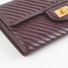 Chanel Reissue Long Wallet Burgundy