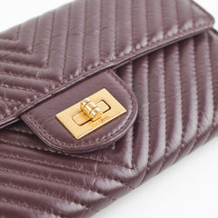 Chanel Reissue Long Wallet Burgundy