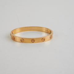 Cartier Love Size 15 Yellow Gold Bracelet