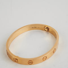 Cartier Love Size 15 Yellow Gold Bracelet