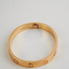 Cartier Love Size 15 Yellow Gold Bracelet