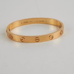 Cartier Love Size 15 Yellow Gold Bracelet