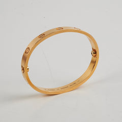 Cartier Love Size 15 Yellow Gold Bracelet