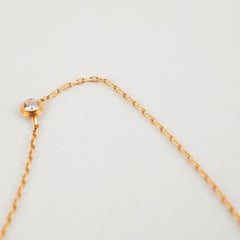 Cartier Yellow Gold Small Diamond Necklace