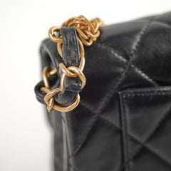 Chanel Seasonal Flap Black Microchip