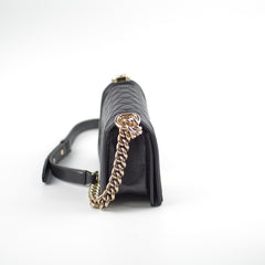 Chanel Small Boy Lambskin Black - 23 Series