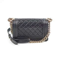 Chanel Small Boy Lambskin Black - 23 Series