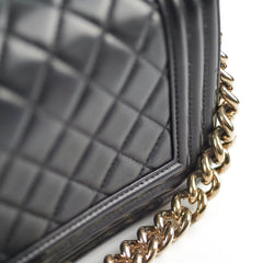 Chanel Small Boy Lambskin Black - 23 Series