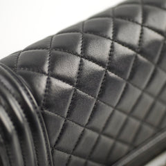 Chanel Small Boy Lambskin Black - 23 Series