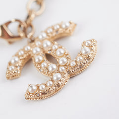 Chanel CC Logo Pearl Bracelet