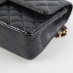 Chanel Medium/Large Caviar Double Classic Flap Black