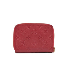 Louis Vuitton Zippy Wallet Empiente Red