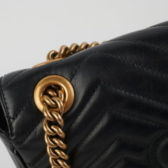 Gucci Marmont Small Black Shoulder Bag