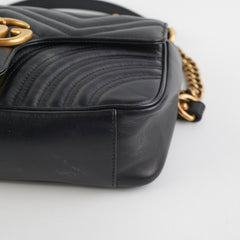 Gucci Marmont Small Black Shoulder Bag