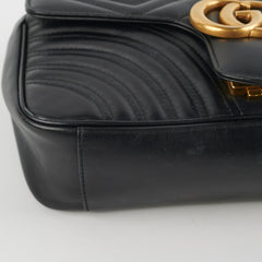 Gucci Marmont Small Black Shoulder Bag