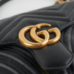 Gucci Marmont Small Black Shoulder Bag