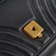 Gucci Marmont Small Black Shoulder Bag