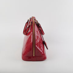 Louis Vuitton Alma Vernis Patent Pink