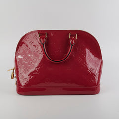 Louis Vuitton Alma Vernis Patent Pink