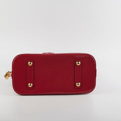 Louis Vuitton Alma Vernis Patent Pink