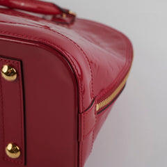 Louis Vuitton Alma Vernis Patent Pink