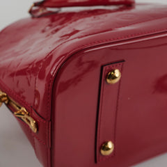 Louis Vuitton Alma Vernis Patent Pink
