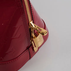 Louis Vuitton Alma Vernis Patent Pink