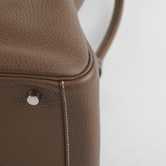 Hermes Lindy 30 Etoupe Clemence Stamp X