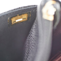 Chanel Wallet on Chain WOC Caviar Black