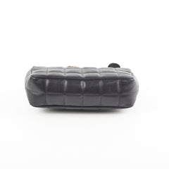 Chanel Seasonal Camelia Lambskin Mini Bag Black