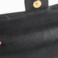 Chanel Seasonal Camelia Lambskin Mini Bag Black