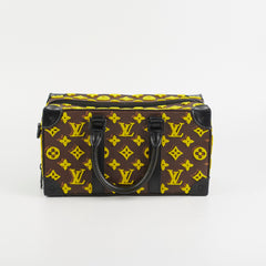 Louis Vuitton Monogram Taffetage Speedy Soft Trunk