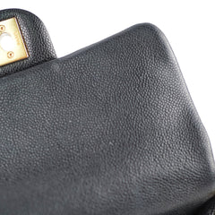 Chanel 23P Seasonal Caviar Mini Flap Black Microchipped