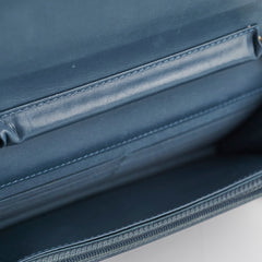 Chanel Wallet On Chain Chevron Caviar Navy GHW