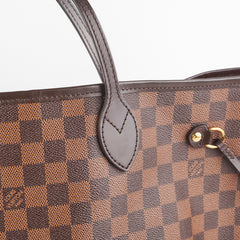 Louis Vuitton Neverfull MM Damier Ebene Shoulder Bag