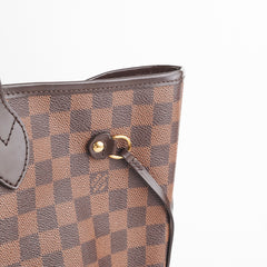 Louis Vuitton Neverfull MM Damier Ebene Shoulder Bag