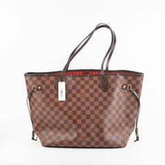 Louis Vuitton Neverfull MM Damier Ebene Shoulder Bag