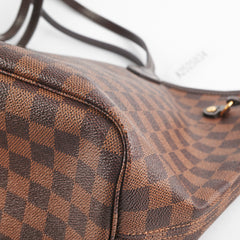Louis Vuitton Neverfull MM Damier Ebene Shoulder Bag