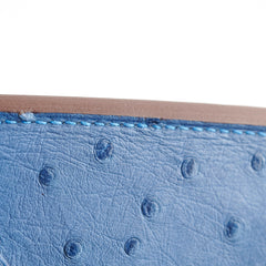 Hermes Birkin Ostrich 30 Blue R Stamp