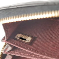 Chanel Zipper Cardholder Lambskin Black 22 Series