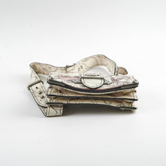 Prada Glace Rabbit-Print Calf Crossbody Bag