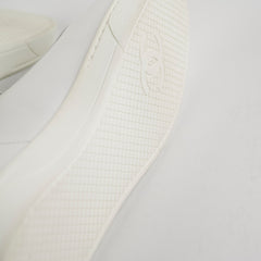 Chanel Laceup Sneakers White Size 40