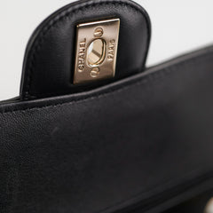 Chanel Medium/Large Chevron Classic Flap Black