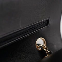 Chanel Medium/Large Chevron Classic Flap Black