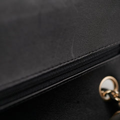 Chanel Medium/Large Chevron Classic Flap Black